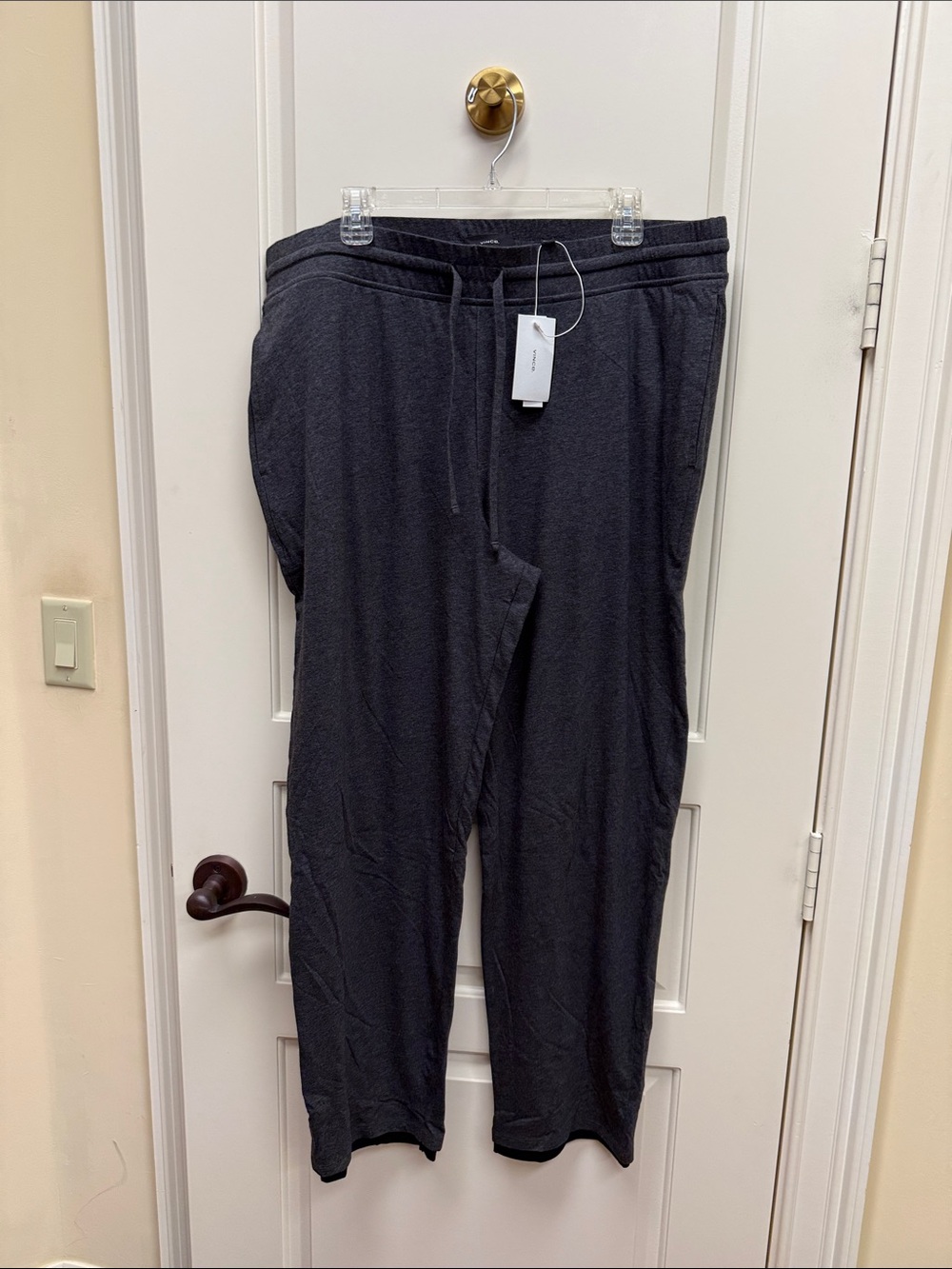 Vince Charcoal Gray Drawstring Joggers